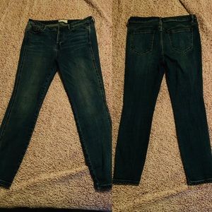 FP high waisted skinny jeans new condition